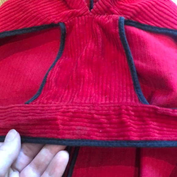 Vintage Red Corduroy Dog Jacket - XS - Picture 9 of 9